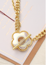 Artificial Shell Flower Necklace