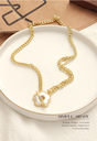 Artificial Shell Flower Necklace