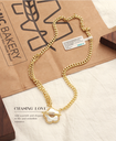 Artificial Shell Flower Necklace