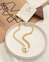 Artificial Shell Flower Necklace