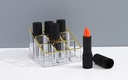 9 Compartments Gold-Plated Plastic Lipstick Organizer