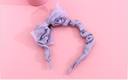 Wrinkly Polka Dot Ribbon Kids Hair Band