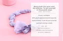 Wrinkly Polka Dot Ribbon Kids Hair Band