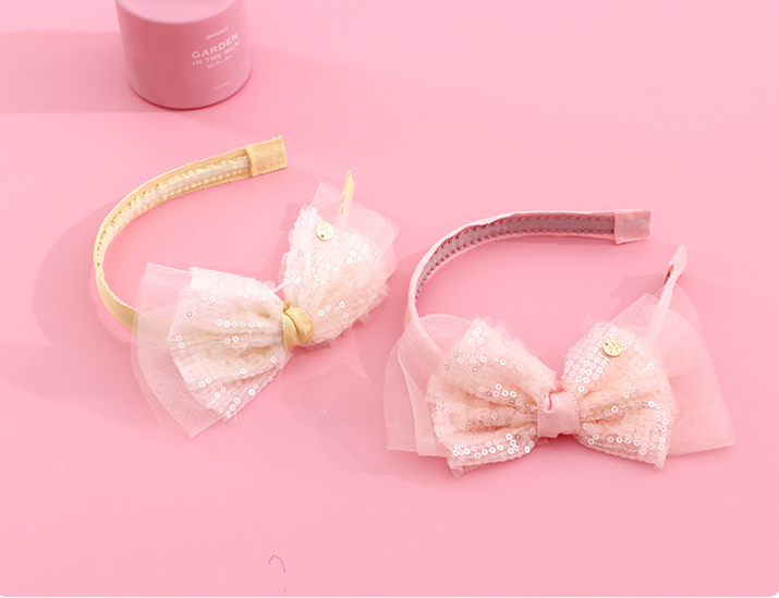 Sequin Gauze Kids Hair Band