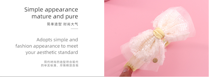Sequin Gauze Kids Hair Band