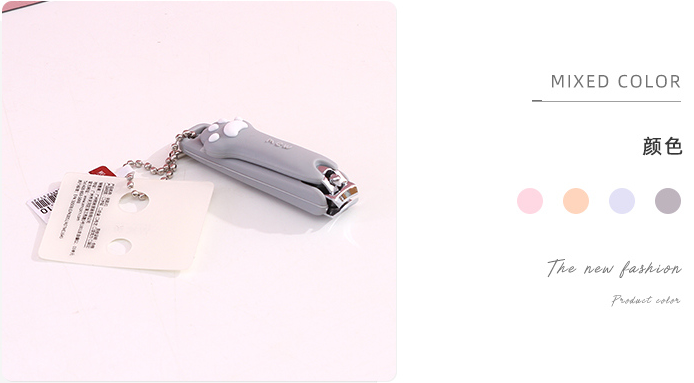Silicone Cover Nail Clippers-Cute Cat Claws