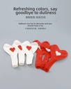 Heart-Shaped Print Balloon (DY375) (6 Pcs/Bag)