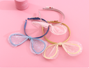 Round Ear Star Gauze Kids Hair Band