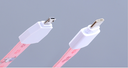 MICRO&TYPE-C Fabric Safe Buckle 2-in-1 Data Cable(Flower)