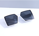 Stylish Big-frame Sunglasses(White)