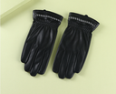 Ink Style Touch Screen Leather Gloves For Men