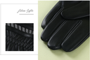 Ink Style Touch Screen Leather Gloves For Men