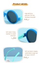 Simple Color Sunglasses for Kids (Ages 3-10)