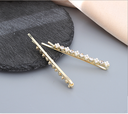 Rhinestone Artificial Pearl Hair Clips Set