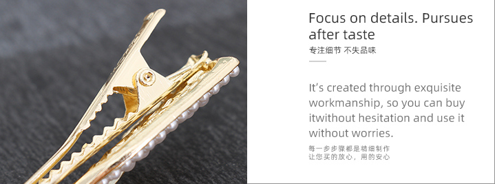 Artificial Pearl Tie Knot Hair Clip