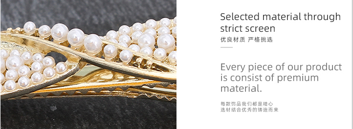 Artificial Pearl Tie Knot Hair Clip