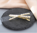 Artificial Pearl Cross Hair Clip