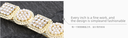 Retro Square Circle Hair Clip
