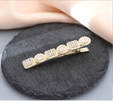 Retro Square Circle Hair Clip