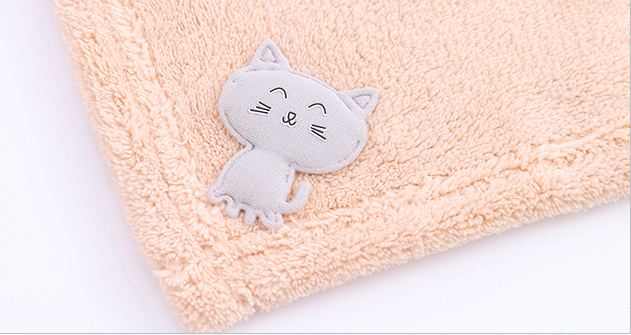 Patch Kitty Hand Towel