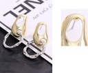 Simple Metallic Geometric Earrings