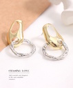 Simple Metallic Geometric Earrings