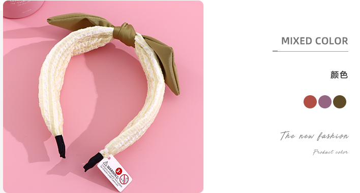 Stripes Tie Knot Hair Band