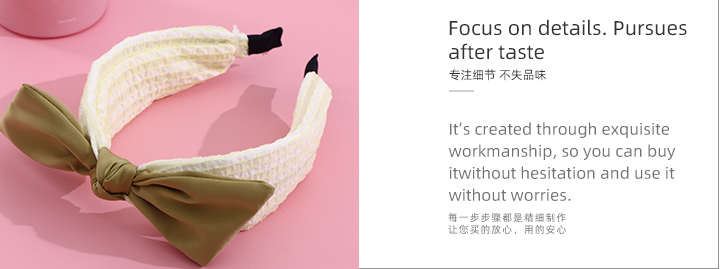 Stripes Tie Knot Hair Band
