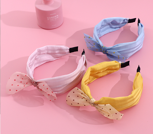 Polka Dot Knot Hair Band