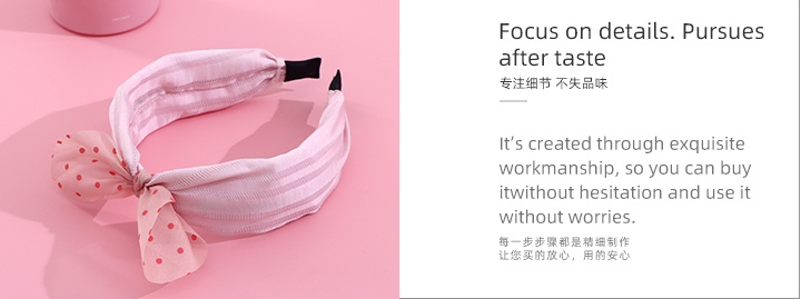 Polka Dot Knot Hair Band