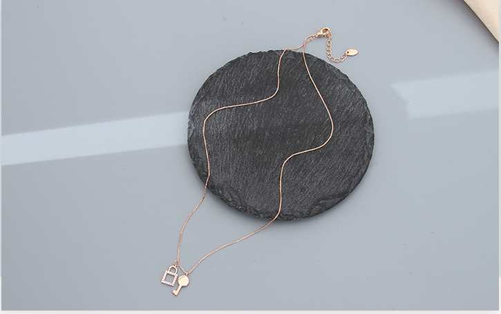 Delicate Key Collarbone Chain
