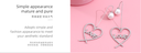 Heart-shape Artificial Pearl Earrings