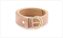 Unique Moon Buckle Belt for Ladies(Khaki)