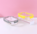 Square High Borosilicate Glass Preservation Box 640ml/21.6fl.oz.
