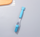 Owl-shape Handle Silica Gel Brush(Blue)