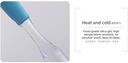 Owl-shape Handle Silica Gel Brush(Blue)