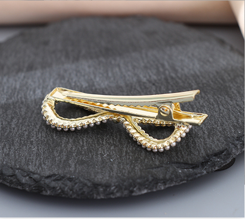 Bow Knot Rhinestone Hair Clip