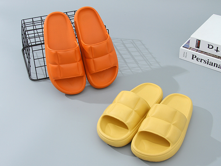 Slides with Soft and Thick Sole - X
