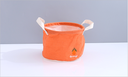 Embroidery Fruit Cylinder Fabric Storage Container