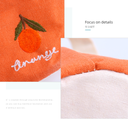 Embroidery Fruit Cylinder Fabric Storage Container