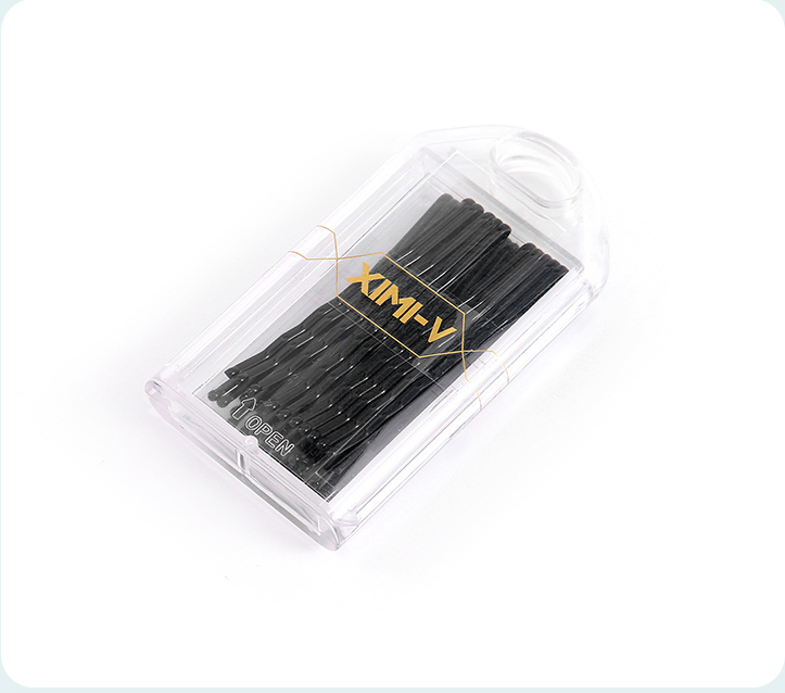 Simple Box with Hanging Hole Hair Clips(20 Count)