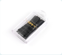 Simple Box with Hanging Hole Hair Clips(20 Count)