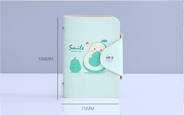Cute Bunny Avocado Card Holder