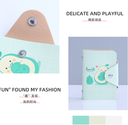 Cute Bunny Avocado Card Holder