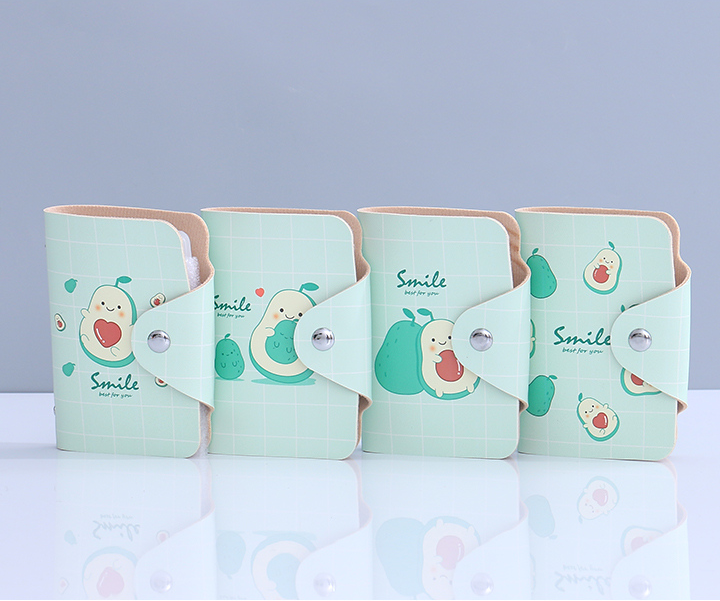 Cute Bunny Avocado Card Holder