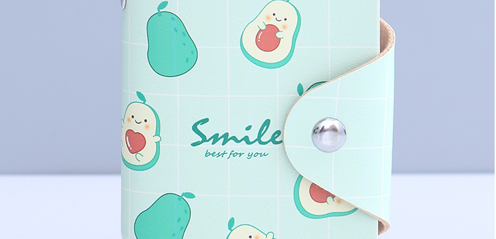 Cute Bunny Avocado Card Holder