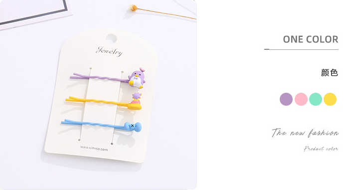 Adorkable Chicken Hair Clips（3 Count）