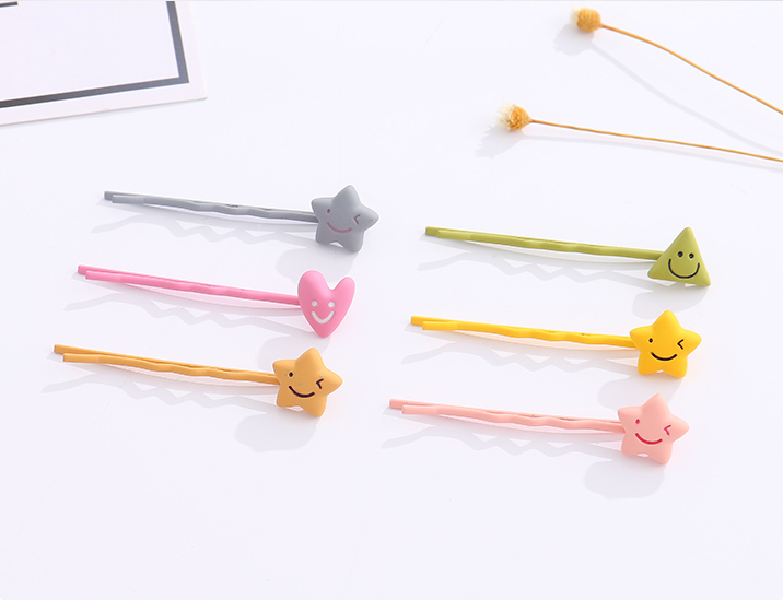 Expression Pentastar Hair Clips（3 Count）