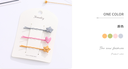 Expression Pentastar Hair Clips（3 Count）
