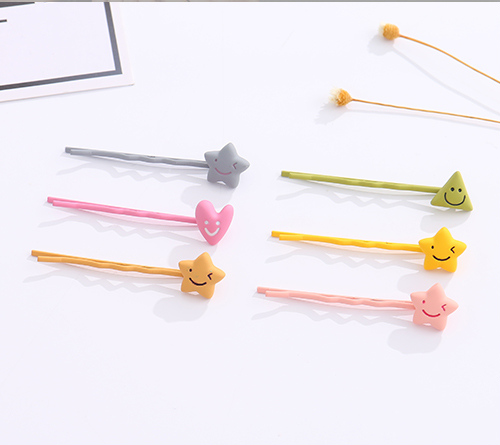 Expression Pentastar Hair Clips（3 Count）